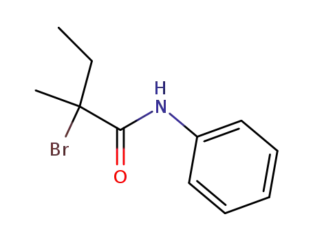 Molecular Structure of 1970-59-8 (2-bromo-2-methyl-N-phenylbutanamide)