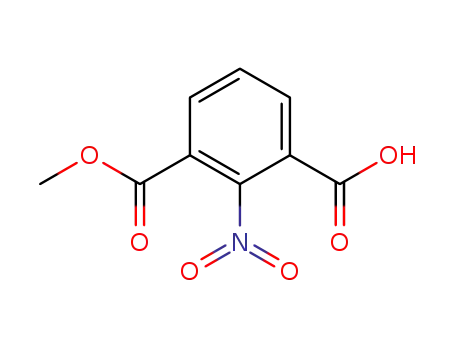 Molecular Structure of 861593-27-3 (2-NITRO-ISOPHTHALIC ACID MONOMETHYL ESTER)