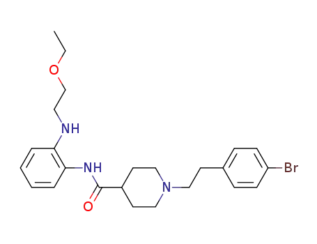 1-(4-bromophenethyl)-N-(2-((2-ethoxyethyl)amino)phenyl)piperidine-4-carboxamide