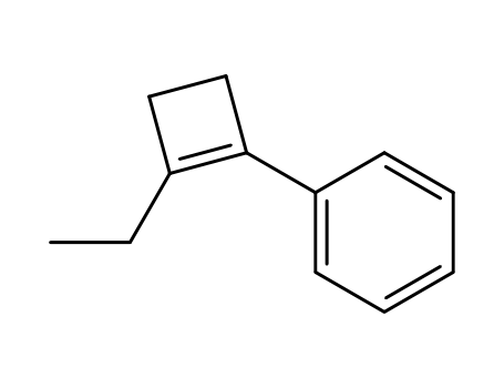 Molecular Structure of 647028-08-8 (Benzene, (2-ethyl-1-cyclobuten-1-yl)-)