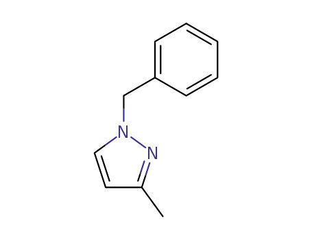 Molecular Structure of 73882-45-8 (1-Benzyl-3-methyl-1H-pyrazole)