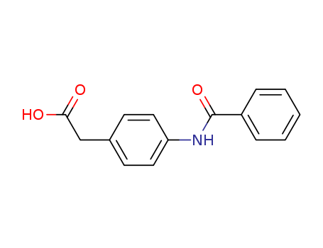 Benzeneacetic acid, 4-(benzoylamino)-