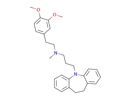 3-(5,6-dihydrobenzo[b][1]benzazepin-11-yl)-N-[2-(3,4-dimethoxyphenyl)ethyl]-N-methylpropan-1-amine