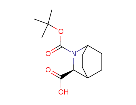 Molecular Structure of 109523-16-2 (2(S)-Aza-bicyclo[2.2.2]octane-2,3-dicarboxylic acid 2-tert-butyl ester)