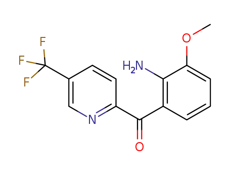 (2-amino-3-methoxyphenyl)(5-(trifluoromethyl)pyridin-2-yl)methanone