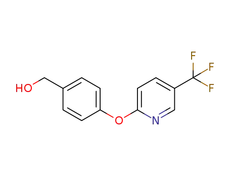 Molecular Structure of 1031929-04-0 ((4-{[5-(trifluoromethyl)pyridin-2-yl]oxy}phenyl)methanol)