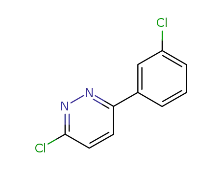 Molecular Structure of 66548-94-5 (3-CHLORO-6-(3-CHLOROPHENYL)-PYRIDAZINE)