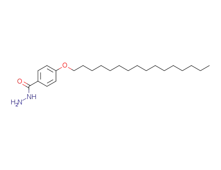 Molecular Structure of 334871-71-5 (Benzoic acid, 4-(hexadecyloxy)-, hydrazide)