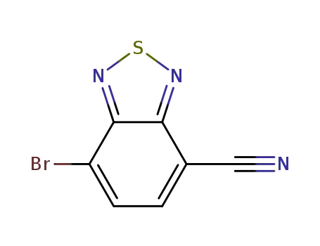Molecular Structure of 1331742-86-9 (7-bromobenzo[c][1,2,5]thiadiazole-4-carbonitrile)