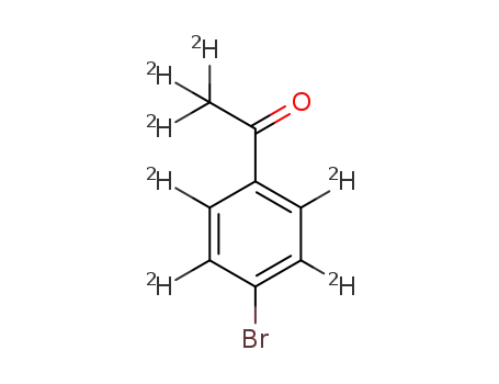 Molecular Structure of 1219805-88-5 (4'-Bromoacetophenone-d7)