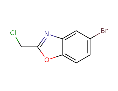 Molecular Structure of 110704-48-8 (5-bromo-2-(chloromethyl)-1,3-benzoxazole)