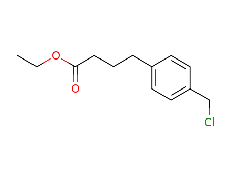 Molecular Structure of 64507-10-4 (ethyl 4-(4-(chloromethyl)phenyl)butanoate)