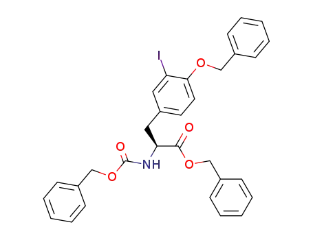 3-요오도-N-[(벤질옥시)카르보닐]-O-벤질-L-티로신 벤질 에스테르