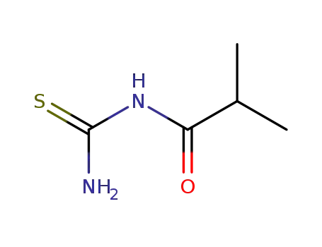 Molecular Structure of 6965-58-8 (N-carbamothioyl-2-methylpropanamide)