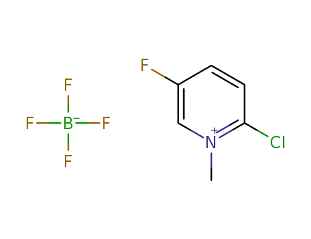 Molecular Structure of 1622456-58-9 (C<sub>6</sub>H<sub>6</sub>ClFN<sup>(1+)</sup>*BF<sub>4</sub><sup>(1-)</sup>)