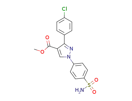 methyl 1-[4-(aminosulfonyl)phenyl]-3-(4-chlorophenyl)-1H-pyrazole-4-carboxylate