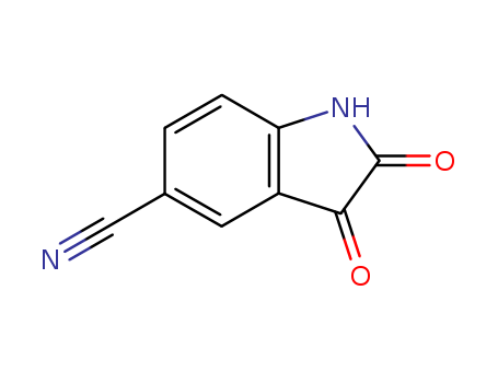 1H-Indole-5-carbonitrile, 2,3-dihydro-2,3-dioxo-