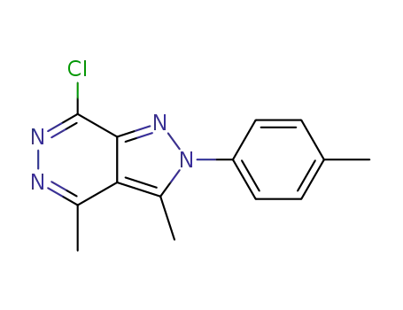7-chloro-3,4-dimethyl-2-(4-methylphenyl)-2H-pyrazolo[3,4-d]pyridazine