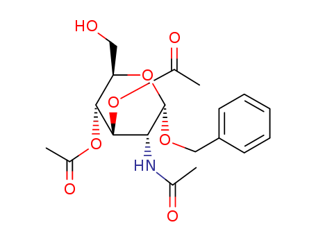 Benzyl 2-Acetamido-2-deoxy-3,4-di-O-acetyl-a-D-glucopyranoside