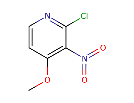 Molecular Structure of 6980-09-2 (2-CHLORO-4-METHOXY-3-NITROPYRIDINE)