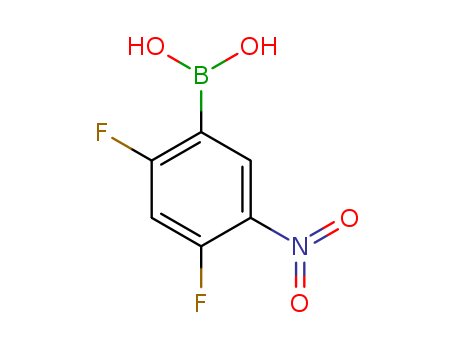 2,4-Difluoro-5-nitrobenzeneboronic acid 98%