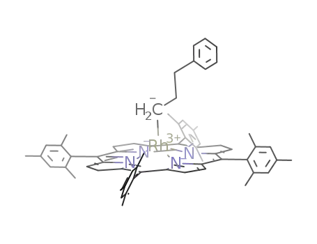(5,10,15,20-tetramesitylporphyrinato)(3-phenylpropyl)rhodium(III)