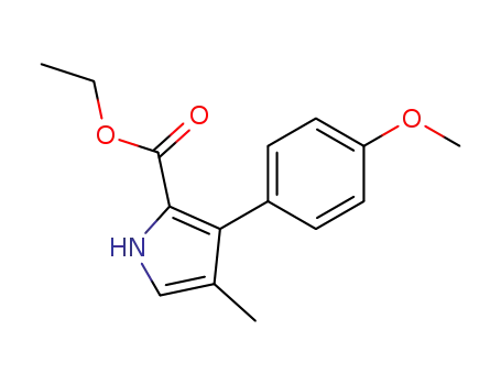 ethyl 4-methyl-3-(4-methoxyphenyl)-1H-pyrrole-2-carboxylate
