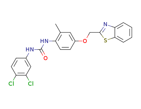 N-[4-(1,3-benzothiazol-2-ylmethoxy)-2-methylphenyl]-N'-(3,4-dichlorophenyl)urea