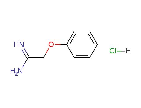 Molecular Structure of 67386-38-3 (2-PHENOXYACETAMIDINE HYDROCHLORIDE)