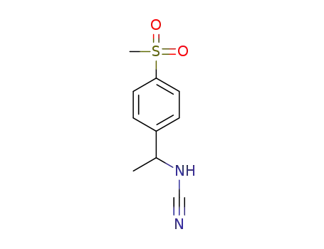 N-(1-(4-(methylsulfonyl)phenyl)ethyl)cyanamide