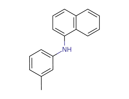 Molecular Structure of 63350-97-0 (N-ALPHA-NAPHTHYL-M-TOLYL-AMINE)