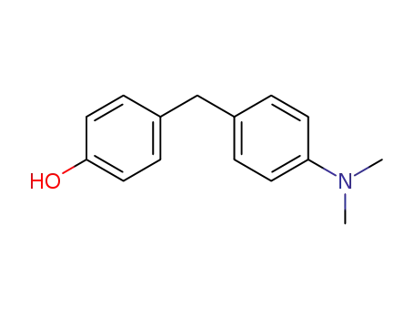 Molecular Structure of 54158-97-3 (4-(4-N,N-dimethylaminobenzyl)phenol)