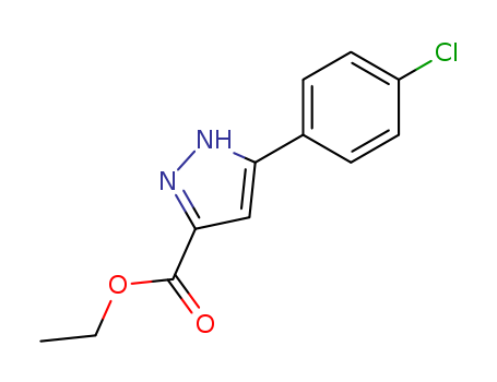Ethyl 3-(4-chlorophenyl)-1H-pyrazole-5-carboxylate