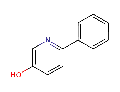 Molecular Structure of 66131-77-9 (3-HYDROXY-6-PHENYLPYRIDINE)