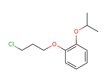 Molecular Structure of 117022-42-1 (1-(3-chloropropoxy)-2-(1-methylethoxy)benzene)