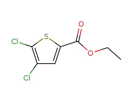 Molecular Structure of 130562-97-9 (Ethyl 4,5-dichlorothiophene-2-carboxylate)