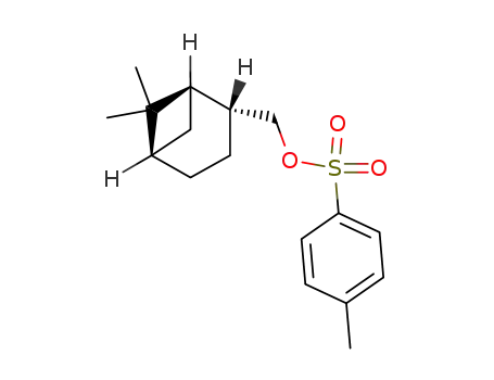 Molecular Structure of 590410-99-4 (Bicyclo[3.1.1]heptane-2-methanol, 6,6-dimethyl-,
4-methylbenzenesulfonate, (1R,2R,5R)-)