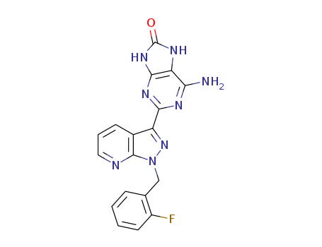 6-amino-2-[1-(2-fluorobenzyl)-1H-pyrazolo[3,4-b]pyridin-3-yl]-7,9-dihydro-8H-purin-8-one