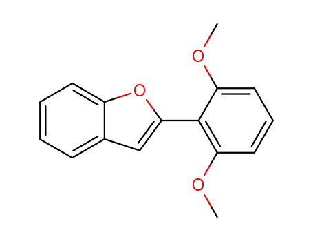 Molecular Structure of 62924-07-6 (Benzofuran, 2-(2,6-dimethoxyphenyl)-)