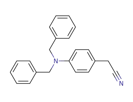 Molecular Structure of 211315-24-1 ([4-(dibenzylamino)phenyl]acetonitrile)