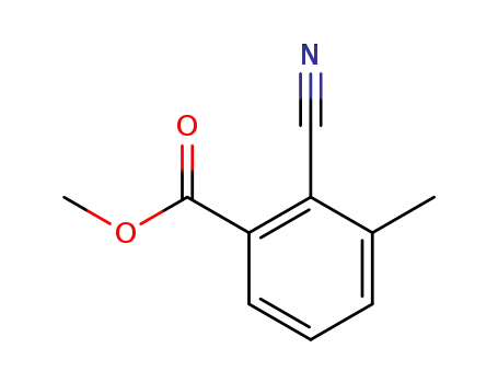 Molecular Structure of 500024-27-1 (Methyl 2-cyano-3-Methylbenzoate)