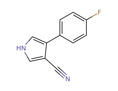 4- (4- 플루오로 페닐) -1H- 피롤 -3- 카보 니트릴