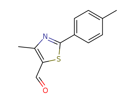 5-Thiazolecarboxaldehyde, 4-methyl-2-(4-methylphenyl)-
