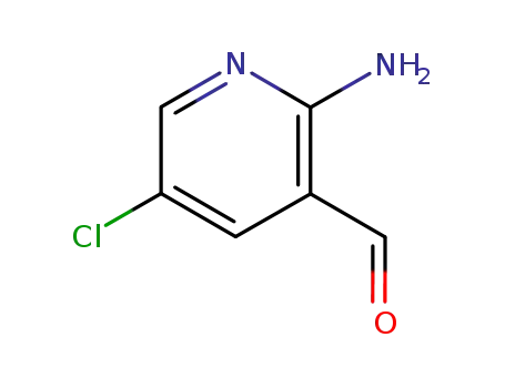 Molecular Structure of 54856-61-0 (2-amino-5-chloronicotinaldehyde)