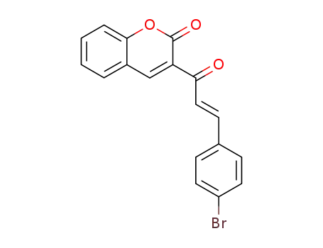 2H-1-Benzopyran-2-one, 3-[3-(4-bromophenyl)-1-oxo-2-propenyl]-, (E)-