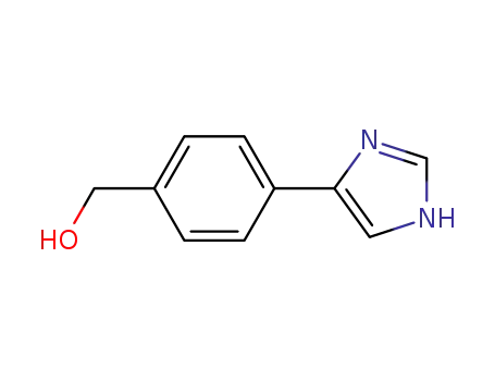 Molecular Structure of 328547-42-8 ([4-(1H-IMIDAZOL-4-YL)-PHENYL]-METHANOL)