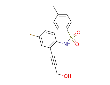 N-[4-fluoro-2-(3-hydroxy-prop-1-ynyl)-phenyl]-4-methyl-benzenesulfonamide