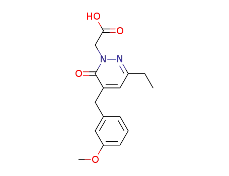 2-[3-ethyl-5-(3-methoxybenzyl)-6-oxopyridazin-1(6H)-yl]acetic acid