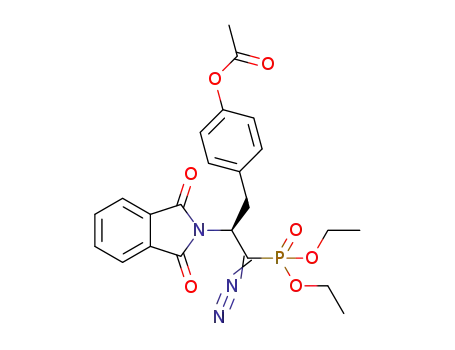 (S)-4-(3-diazo-3-(diethoxyphosphoryl)-2-(1,3-dioxoisoindolin-2-yl)propyl)phenyl acetate