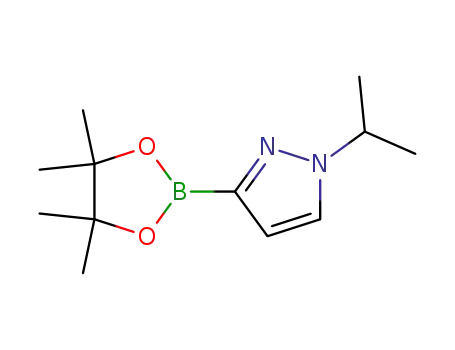 Molecular Structure of 1071496-88-2 (1-ISOPROPYL-1H-PYRAZOLE-4-BORONIC ACID, PINACOL ESTER)